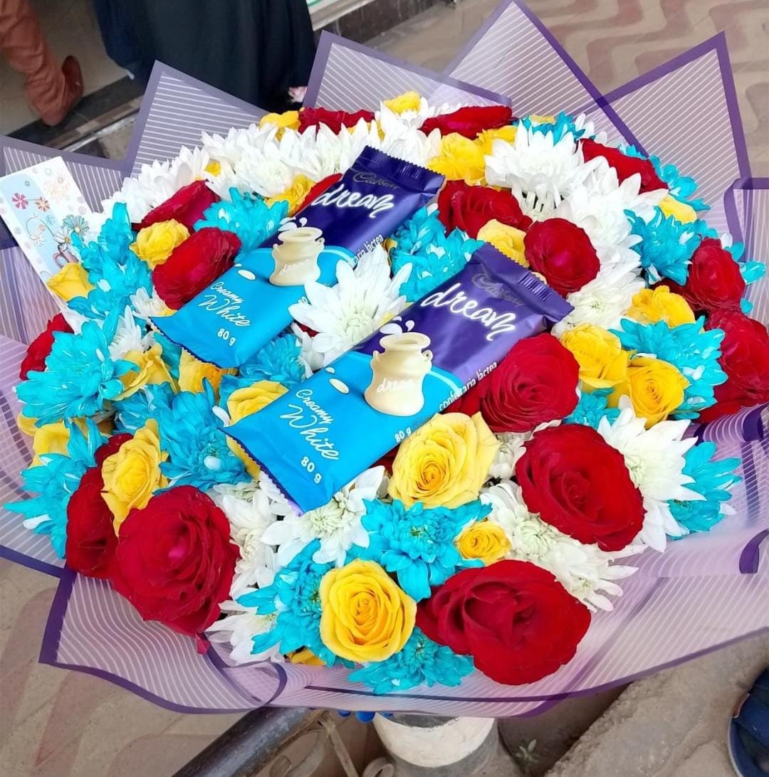 ASSORTED FLOWERS WITH CHOCOLATES