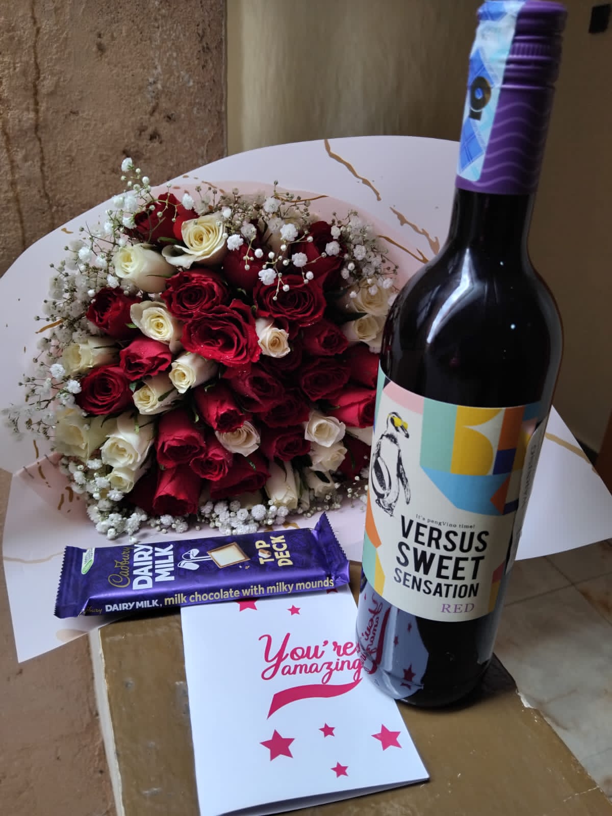 ROSES, CHOCOLATE & VERSUS SWEET WINE
