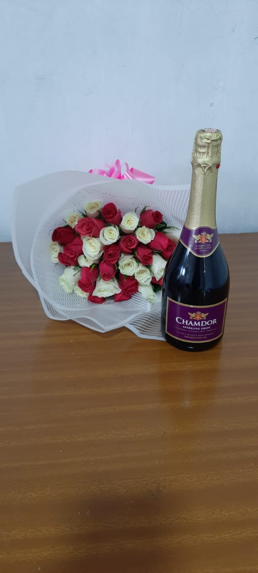 FLOWERS & NON- ALCOHOLIC WINE
