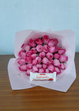 PINK ROSES & RAFFAELO CHOCOLATES