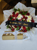 LOVELY FLOWER COMBO & FERRERO ROCHER CHOCOLATES
