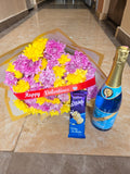 MIXED MUMS, CHOCOLATE & NON-ALCOHOLIC WINE
