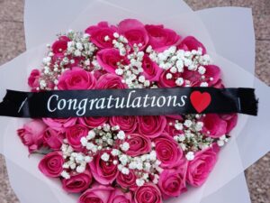 PINK CONGRATULATORY BOUQUET