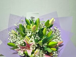 LILIES & BABY BREATH